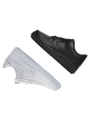 AIR FORCE 1 Blancas/Negras "Calidad Media"